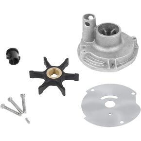Water Pump Impeller Replacement Kit for Johnson Evinrude BRP/OMC 10/15/18/20/25HP, Part #777806 18-3377 382468 0382468