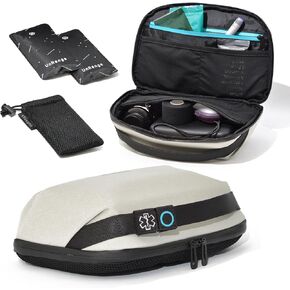 Diabetic Travel Case - Travel Medicine Bag with Insulin Cooler Pocket for Diabetic Supplies (Black)