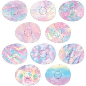 Rockadex adhesive patches - Compatible for Freestyle Libre sensor, Custom-Designed Freestyle Libre patches, Diabetic Supplies mix 10 pack Iridescent (Freestyle Libre 2)