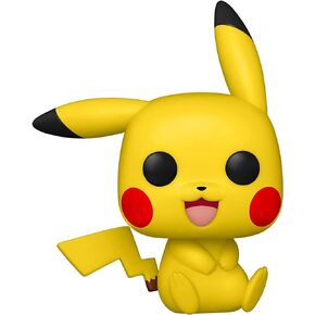 Funko POP Pop! Games: Pokemon - Pikachu (Sitting), 3.75 inches Multicolor 56307