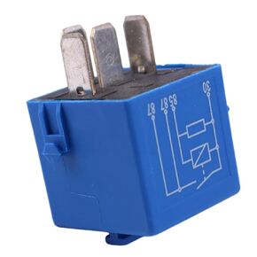 4-Prong Multi Purpose Blue Relay 61-36-6-915-327 61366915327 Compatible with 1992-2011 BMW 528i 330i 750i M6 650i E36 E46 X5 Z3 Models