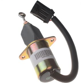 Shut Off Solenoid 3935649 for 94-98 Dodge RAM Engine 5.9L Cummins 4B 6B 6C 3" Mounting Flange