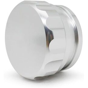 1.5" 38.1mm Universal Aluminum Alloy Weld Billet On Filler Neck Cap Oil Fuel Water Tank Silver