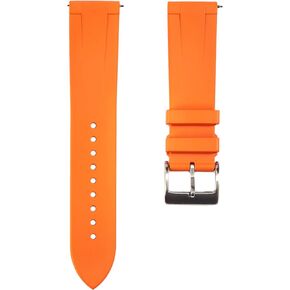 Zac Premium FKM Rubber Watch Band - Quick-Release Vulcanised Fluoro Rubber Watch Straps -20mm-22mm- Compatible with Tudor, Omega, Rolex, Smart Watches- Replacement Watch Bands for Men & Women