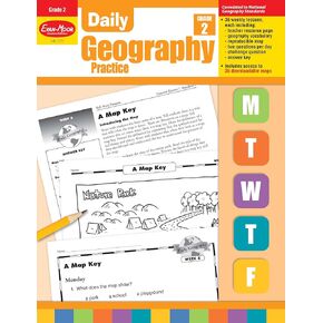 Daily Geography Practice: Grade 2