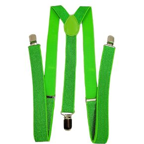 2BU MENS WOMENS FASHION GLITTER SPARKLE SUSPENDERS