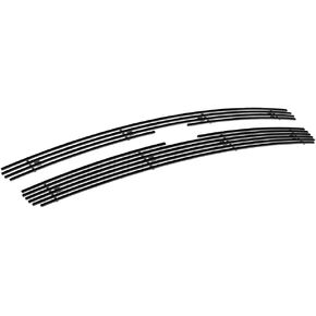 APS Compatible with Chevy Silverado 1500 2007-2013 Main Upper Stainless Steel Chrome 8x6 Billet Grille Insert C65766S