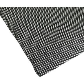 Flushbay Speaker Grill Cloth Speaker Fabric Protective Dustproof Mesh Cloth Stereo Fabric Replacement for Home Stage Speakers, Media Cabinet, KTV Box (Black-Brown)