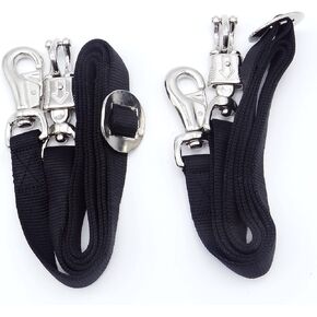 Horse Cross Ties, with Adjustable Buckle, Panic Snap and Bull Snap