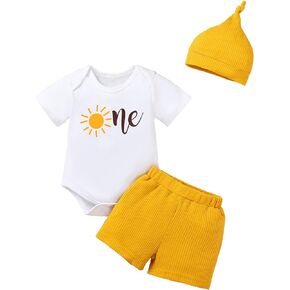 Baby Boy 1st Birthday Outfit First Birthday Clothes One Year Old Birthday Sun Bodysuit