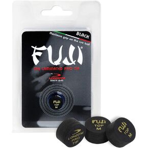 Longoni Fuji Pool Billiard CUE TIP - 1 pc - Black - Medium