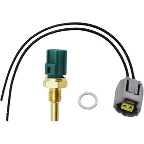 Engine Coolant Temperature Sensor with Connector, Replacement for Toyota Tacoma Tundra 4Runner Camry & Replacement for Lexus ES350 ES330 GX460 GX470 GS350, Replace F42Z10884A 1365057F00 1797000110