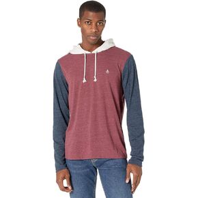 Original Penguin Men's Standard Color Block Long Sleeve Hoodie