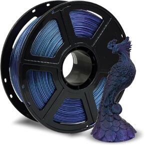 FLASHFORGE HS PLA Filament 1.75mm, 500mm/s High Speed Printing, Chameleon Series 3D Printer Filament 1kg(2.2lbs), Perfectly Hide The Layer Line (Burnt Titanium Nebula Purple Gradient)