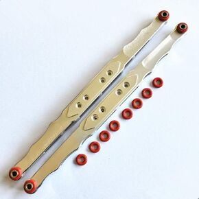 Aluminum Rear Trailing Arms Linkage Silver for Traxxas Unlimited Desert Racer UDR 8544