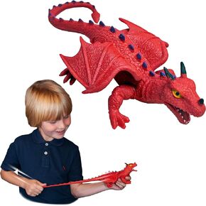 Dragon, Stretchy Toy from Deluxebase. Super Stretchy Animal replicas That Feel Real, Great for Kids