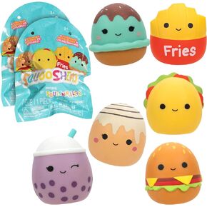 Squishmallows Squooshems: Food Series 5-Pack - Official Jazwares - Collectible Mini Squishy Squeezable Toy Mystery Blind Bag - Styles May Vary, Duplicates Possible - Gift for Kids, Girls & Boys