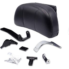 Wsays Driver Backrest Pad Kit Adjustable w/Storage Pouch Compatible with Can-am Spyder RT RT-S RT Limited 2010-2019