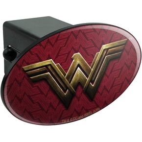 GRAPHICS & MORE Justice League Movie Wonder Woman Logo Oval Tow Trailer Hitch Cover Plug Insert
