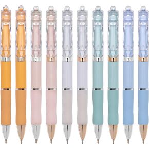 Black Pens Ball Point Pen 1.0mm Medium Point Pen with Comfort Grip Smooth Writing (10 pack)