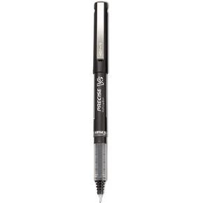 PILOT Precise V5 Stick Rolling Ball Pens, Extra Fine Point, Black Ink, 6 Pens 35334