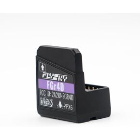 Flysky FGr4D 2.4G 4CH AFHDS 3 Waterproof PPX6 Receiver Dual Antenna PWM PPM i-BUS2 S.Bus i-Bus Output for Noble NB4 PL18 EL18 Transmitter RC Car Boat