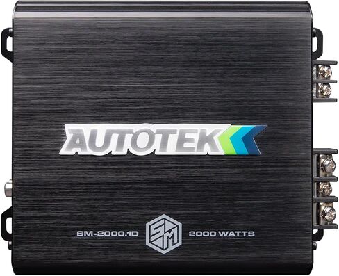 Autotek Street Machine SM-2000.1D 2000 Watt Monoblock Car Audio Amplifier - High Output, Class D, 2 and 4 Ohm Stable, Low Level Input, Mosfet Power Supply in Saudi Arabia