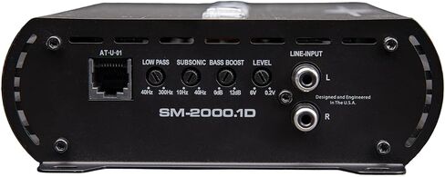 Autotek Street Machine SM-2000.1D 2000 Watt Monoblock Car Audio Amplifier - High Output, Class D, 2 and 4 Ohm Stable, Low Level Input, Mosfet Power Supply in Saudi Arabia