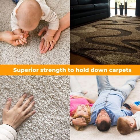 WOD Double Sided Carpet Tape, 2 inch x 25 yds. Heavy-Duty Tack, Residue Free, for Convention & Trade Shows Indoor/Outdoor Rugs DCCT110W in Saudi Arabia