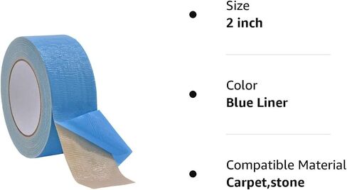 WOD Double Sided Carpet Tape, 2 inch x 25 yds. Heavy-Duty Tack, Residue Free, for Convention & Trade Shows Indoor/Outdoor Rugs DCCT110W in Saudi Arabia