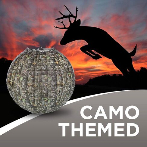 Havercamp Next Camo Party Lantern | 1 عدد | رائعة للحفلات التي تحمل عنوان الصياد، والزخارف المموهة، ومناسبات أعياد الميلاد، وحفلات التخرج، والاحتفال بعيد الأب in Kuwait