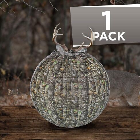 Havercamp Next Camo Party Lantern | 1 عدد | رائعة للحفلات التي تحمل عنوان الصياد، والزخارف المموهة، ومناسبات أعياد الميلاد، وحفلات التخرج، والاحتفال بعيد الأب in Kuwait