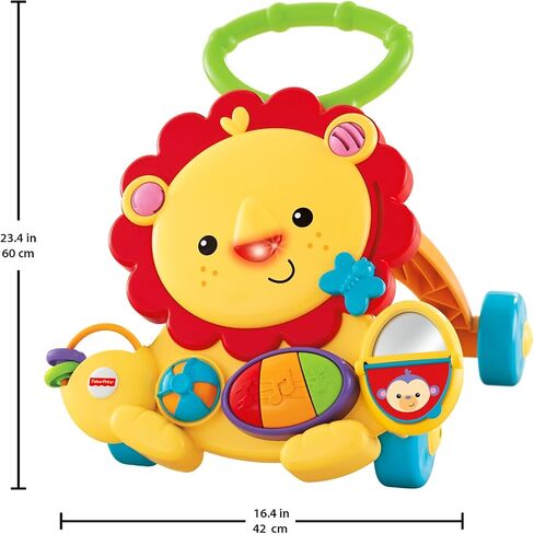Fisher-Price Baby Toy Musical Lion Walker with Lights Sounds & Activities for Developmental Play Infants & Toddlers Ages 6+ Months in Saudi Arabia