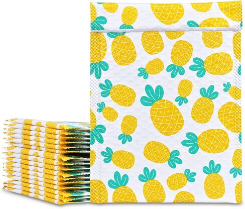 Bubble Mailers 6x10 Inch Shipping Packages Padded Envelopes Poly Bags for Small Business Banana Leaves in Saudi Arabia