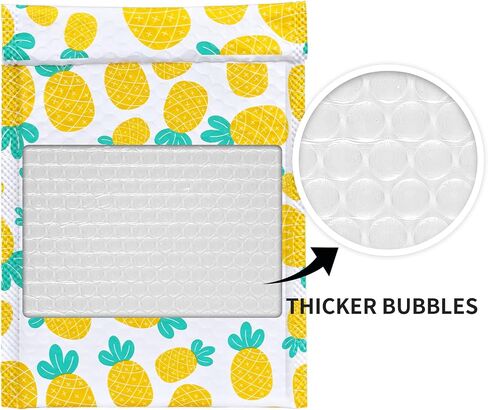 Bubble Mailers 6x10 Inch Shipping Packages Padded Envelopes Poly Bags for Small Business Banana Leaves in Saudi Arabia