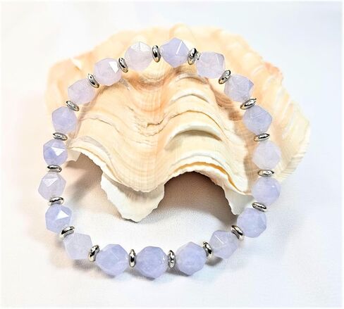 سوار حماية للغاية سوار كريستال أخضر منحوت أحجار كريمة حقيقية شبه ثمينة عقيق طحلب 8 مم خرز ذو أوجه 18 قيراط مطلي بالذهب عيار 18 قيراط سوار شقرا القلب صناعة يدوية (العقيق) in Kuwait