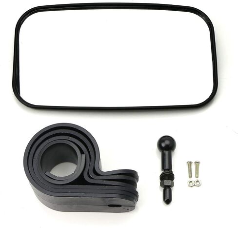 iJDMTOY Universal Fit 1-2 بوصة شريط دائري دائري مشبك تثبيت محدب داخل المركز مرآة الرؤية الخلفية لبولاريس ياماها هوندا كان آم القطب الشمالي كات كاواساكي CFMOTO ATV UTV in Saudi Arabia