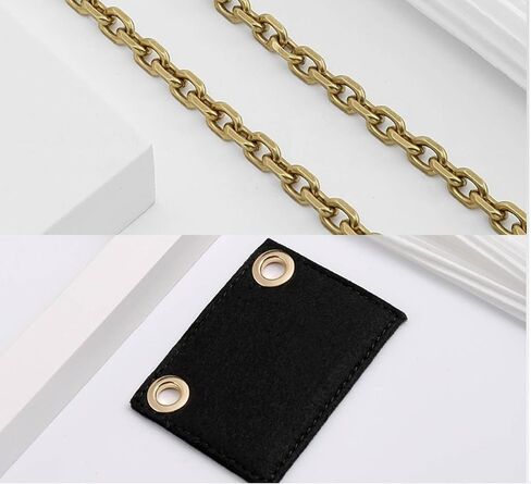 Conversion Kit (Insert+Chain) for Dior Saddle Flap Card Holder Wallet On Chain, Handmade Conversion Kit for CD Classic Wallet Purse, DIY Conversion Kit for CD Tri-fold Wallet (60cm) in Saudi Arabia