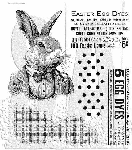 حزمة - طوابع مطاطية لاصقة من Tim Holtz Mr. Rabbit cms478 و1 وحدة تخزين Idea-Ology - تخزين الطوابع - ورقة - إصدار 2024 in Kuwait