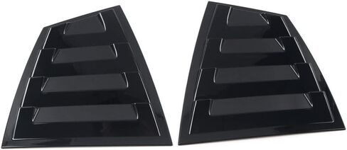 Front Side Window Louvers Compatible with Subaru WRX STi 2015-2021, Air Vent Scoop Shades Cover Blinds (Carbon Fiber Pattern, Front Side) in Saudi Arabia