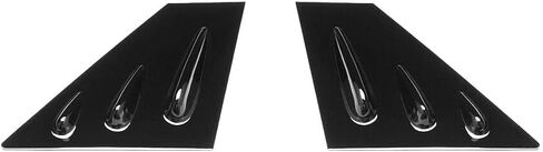 Front Side Window Louvers Compatible with Subaru WRX STi 2015-2021, Air Vent Scoop Shades Cover Blinds (Carbon Fiber Pattern, Front Side) in Saudi Arabia