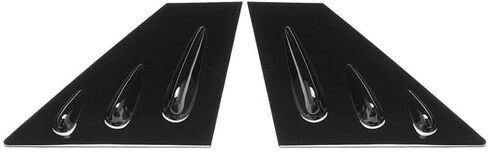Front Side Window Louvers Compatible with Subaru WRX STi 2015-2021, Air Vent Scoop Shades Cover Blinds (Carbon Fiber Pattern, Front Side) in Saudi Arabia