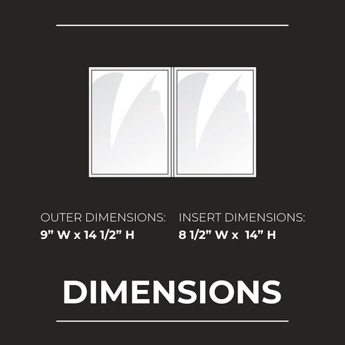 Risch Double-Sided All Clear Vinyl Menu Cover, Two-Sided 4 View Folding Menu Booklet, Slip in Side-Loading Cover, Wipeable, Reusable, 8.5" x 11", 12-Gauge, Pack of 24 in Saudi Arabia