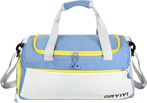 Gym Duffel Bag for Women and Men, Small for Sports, Gyms and Weekend Getaway, Waterproof Swimming Yoga Bags With Shoes Compartment and Wet Pocket in Saudi Arabia