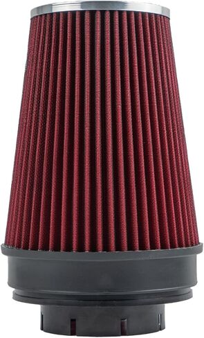 4" Cold Air Intake System with Heat Shield Fit for Chevy/GMC 99-06 V8 4.8L/5.3L/6.0L / Silverado 1500/2500/3500 (Red) 1999-2006 in Kuwait