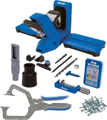 Kreg KPHJ720PRO-21 - Kreg Pocket-Hole Jig 720PRO with 3" Automaxx Clamp & Screws - Easy Clamping & Adjusting - For Materials 1/2" to 1 1/2" Thick in Saudi Arabia