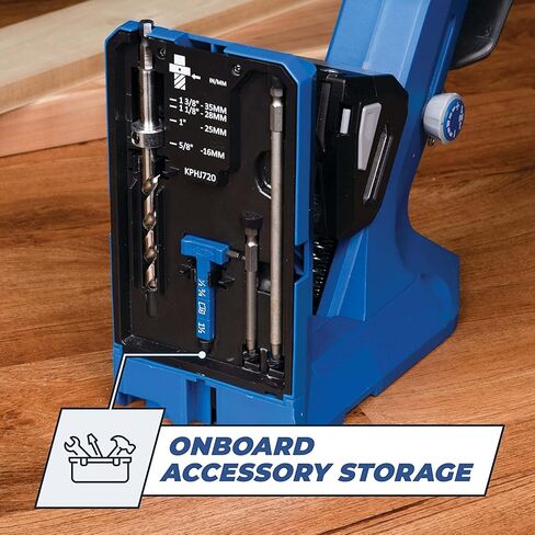 Kreg KPHJ720PRO-21 - Kreg Pocket-Hole Jig 720PRO with 3" Automaxx Clamp & Screws - Easy Clamping & Adjusting - For Materials 1/2" to 1 1/2" Thick in Saudi Arabia