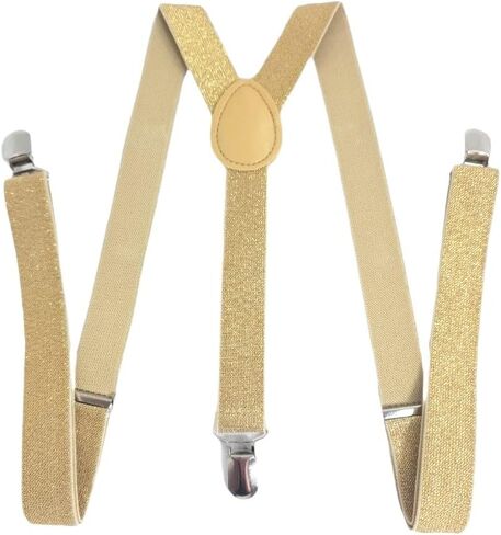 2BU MENS WOMENS FASHION GLITTER SPARKLE SUSPENDERS in Saudi Arabia