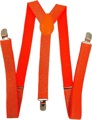 2BU MENS WOMENS FASHION GLITTER SPARKLE SUSPENDERS in Saudi Arabia