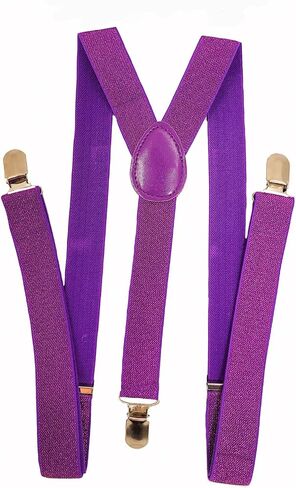 2BU MENS WOMENS FASHION GLITTER SPARKLE SUSPENDERS in Saudi Arabia